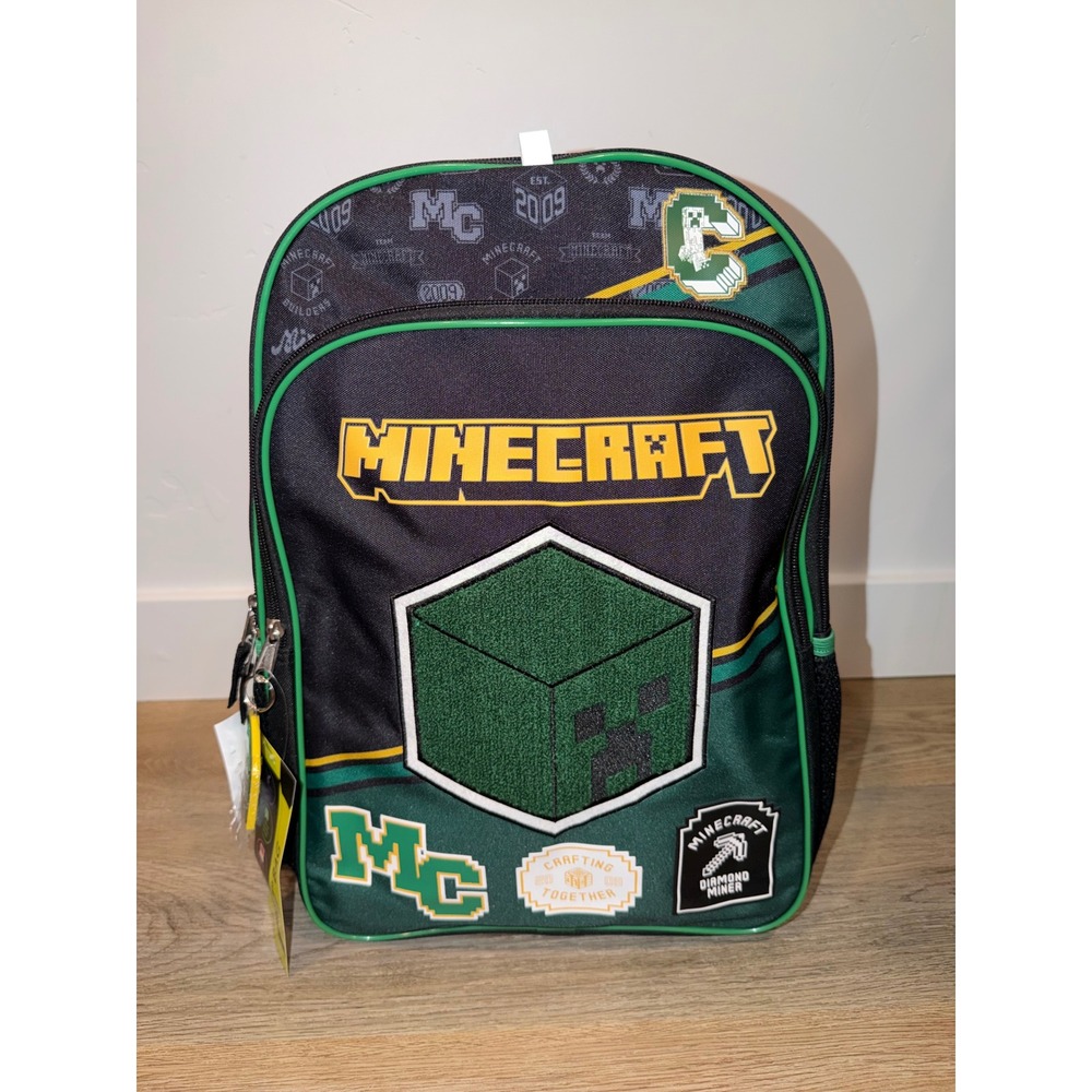 Minecraft backpack kids 17"